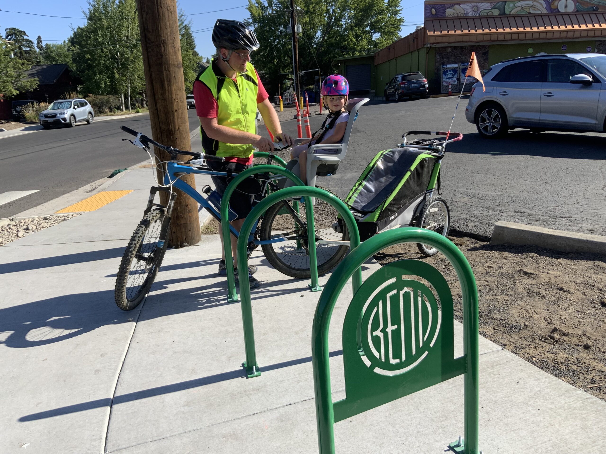 Newport Avenue Bike Racks